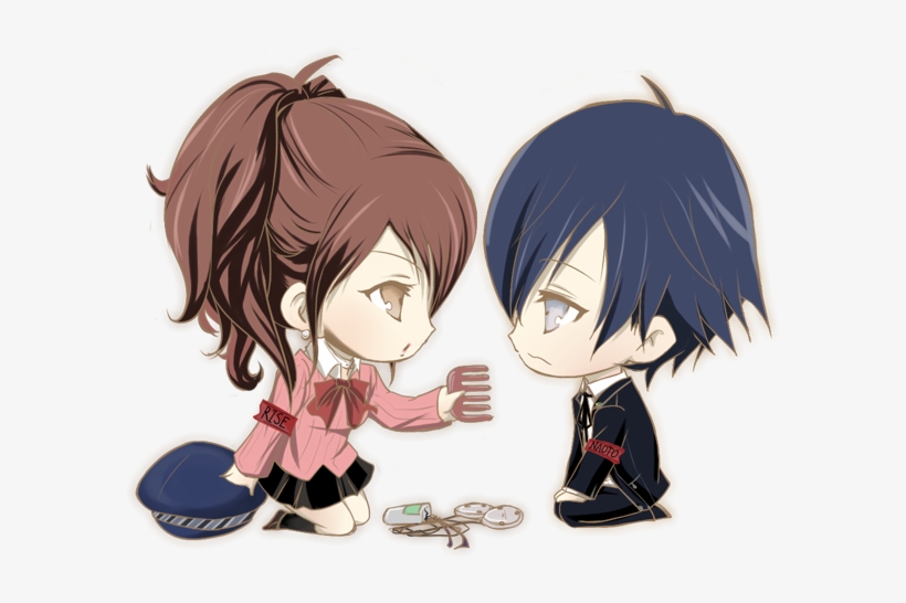 It Minato And Yukari Cosplaying As Rise And Naoto On - Minato And Naoto, transparent png #2281463