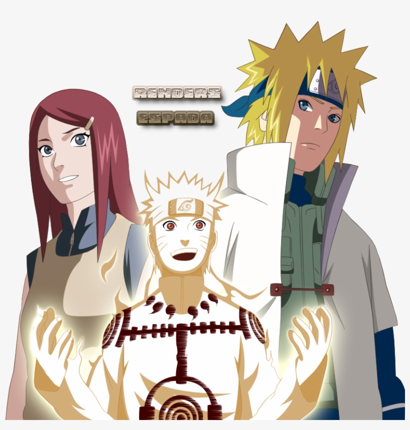 It Naruto Minato Kushina - Naruto Minato Y Kushina Render, transparent png #2281702