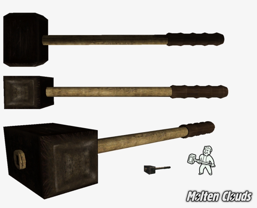 Sledgehammer From Fallout - Metalworking Hand Tool, transparent png #2281736
