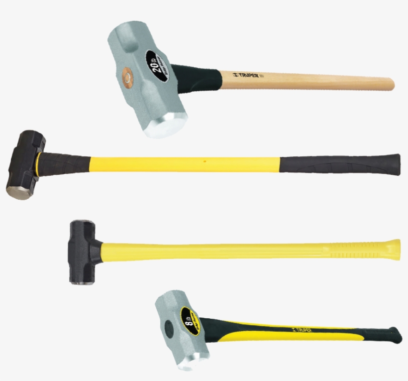 Professional - Sledge Hammer With Hickory Handle, transparent png #2281816