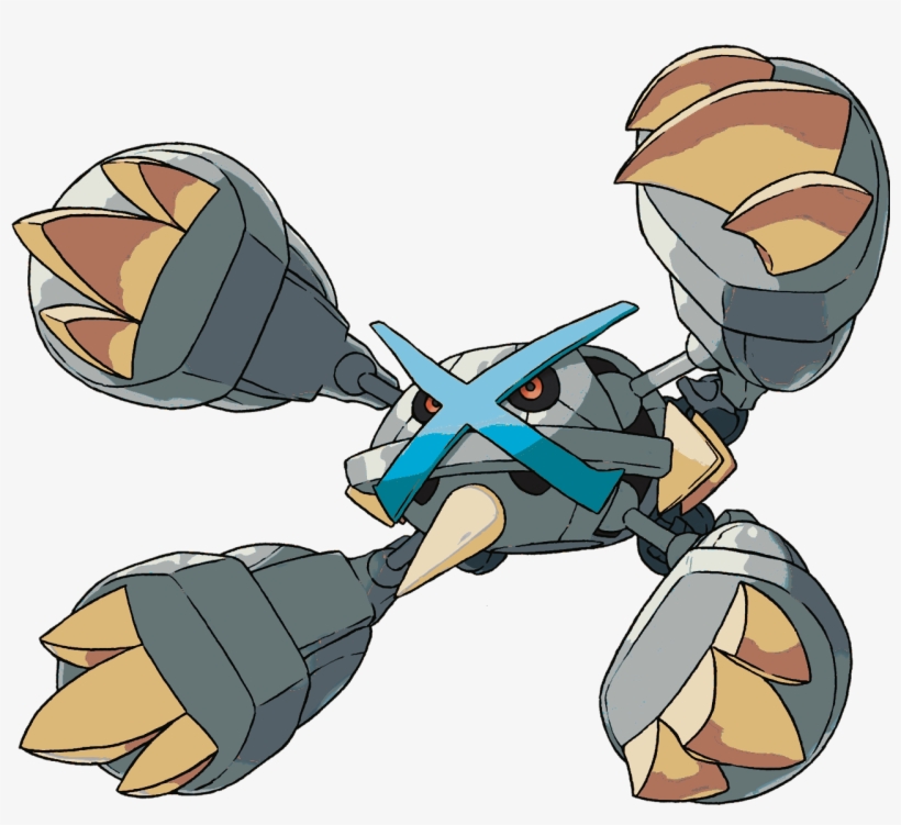 Metagross Mega Shiny - Pokemon Mega Metagross Shiny, transparent png #2281905