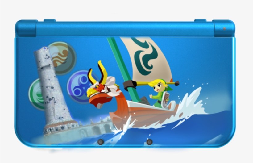 New 3ds Xl Blue Hyrule Edition, transparent png #2282280