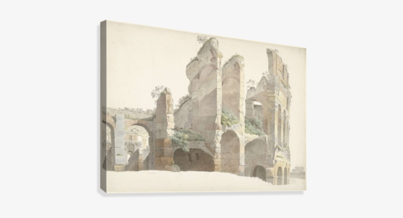 Het Colosseum Te Rome Canvas Print - Het Colosseum Te Rome, transparent png #2282393