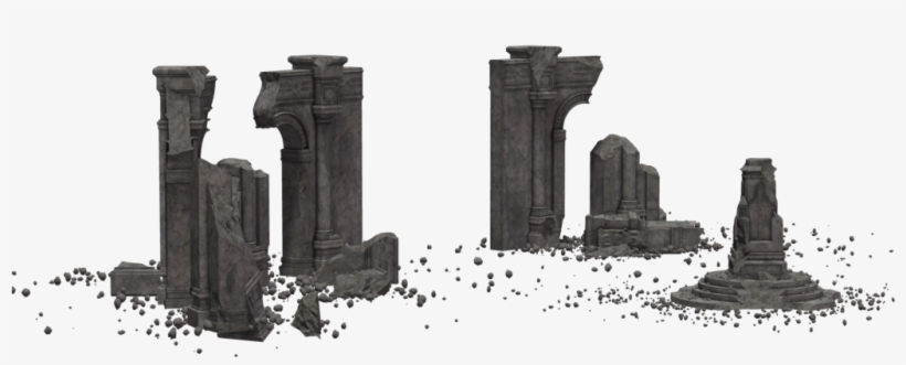 Ruin Png Transparent Picture - Old Roman Ruins Transparent Background, transparent png #2282415