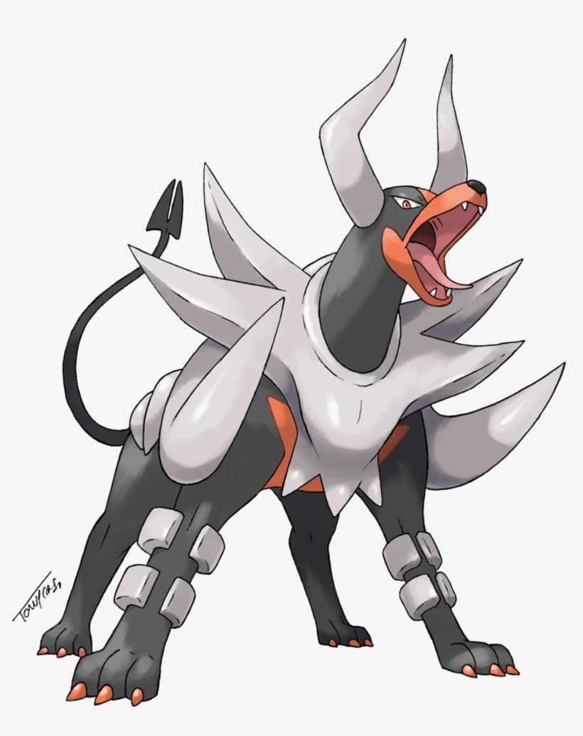 30 May - Pokemon Houndoom Mega Evolution, transparent png #2282418