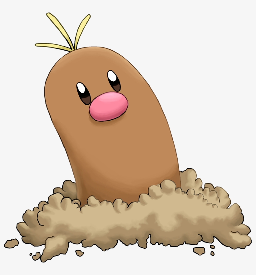 Shiny Alolan Diglett Pokédex - Alolan Diglett Png, transparent png #2282437