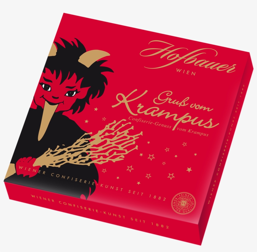 Hofbauer Greetings From Krampus Pralines - Praline Christkindlsel. 200g Hofb (1 Packung), transparent png #2282438
