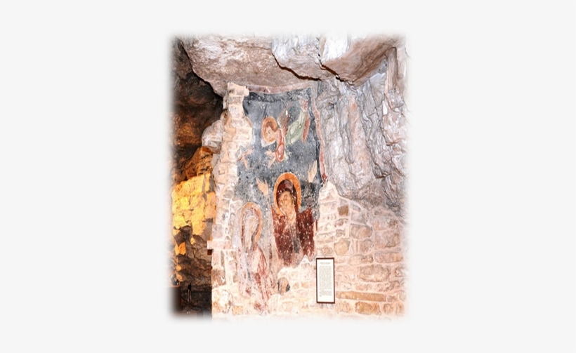 The Ancient Cave Dedicated To Our Lady Is The Place - Painting, transparent png #2282573