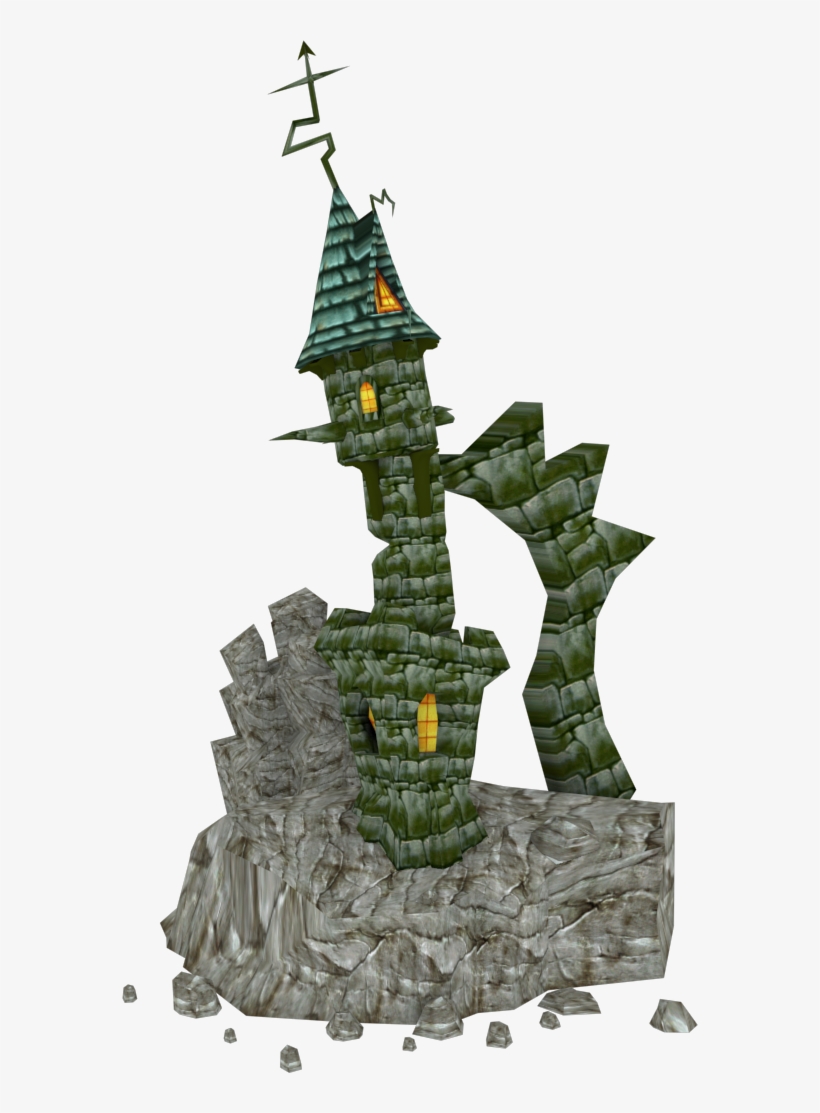 Crash Nitro Kart Cortex Castle Ruins - Crash Bandicoot Cortex Castle, transparent png #2282595