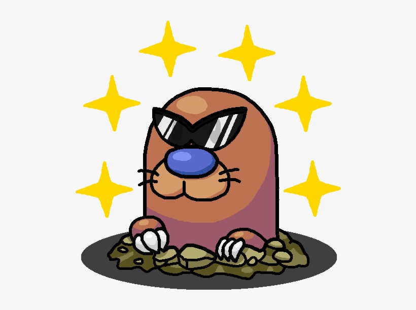 Shiny Diglett Monty Mole By Shawarmachine On Deviantart - Mario Mole, transparent png #2282642