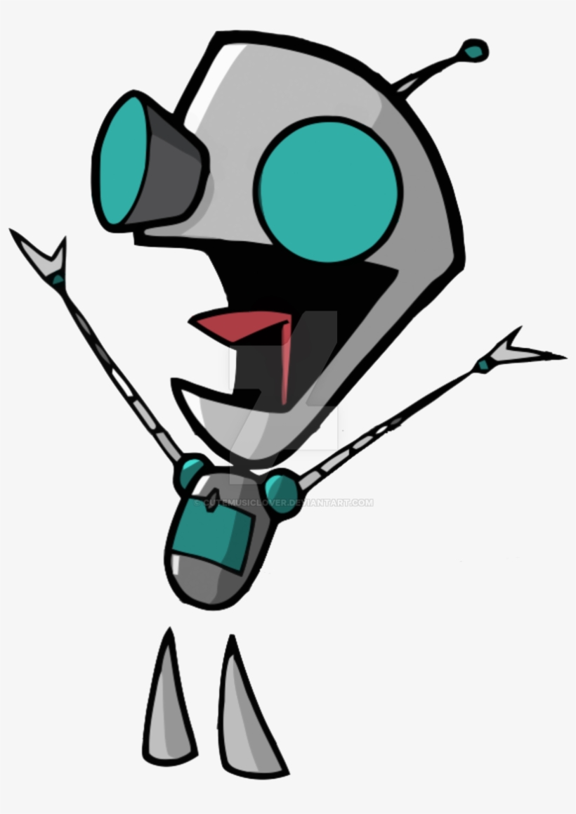 Gir - Invader Zim Robot Gir, transparent png #2283323