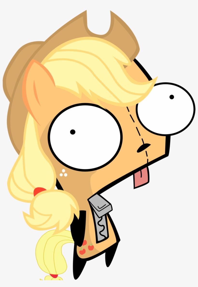 Applejack, Gir, Invader Zim, Safe - Invasor Zim Gir Png, transparent png #2283570