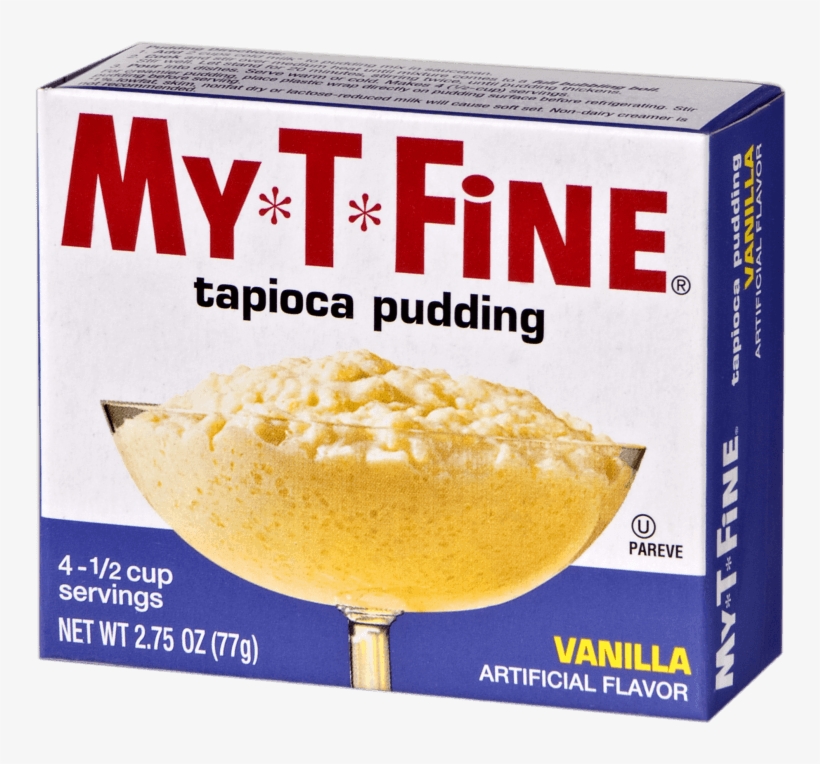 My*t*fine Vanilla Tapioca Cooked Pudding - My T Fine Pudding & Pie Filling, Vanilla - 2.75, transparent png #2283738