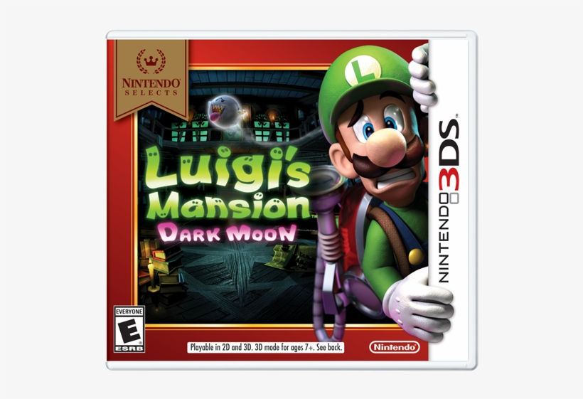 Dark Moon - Luigi's Mansion Dark Moon Nintendo Selects, transparent png #2283897