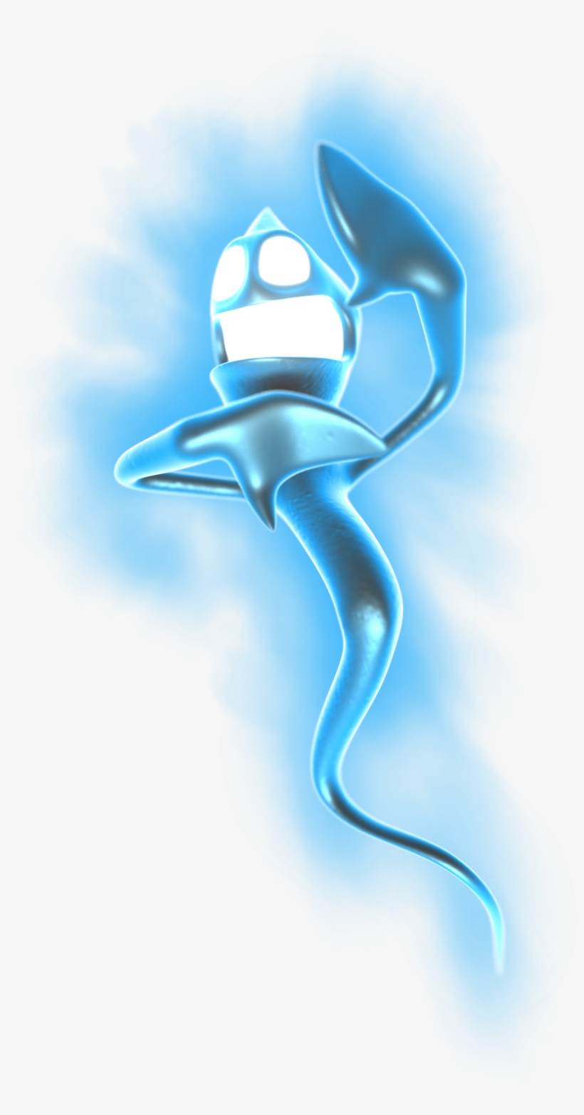 Original File - Luigi's Mansion 2 Blue Ghost, transparent png #2283900