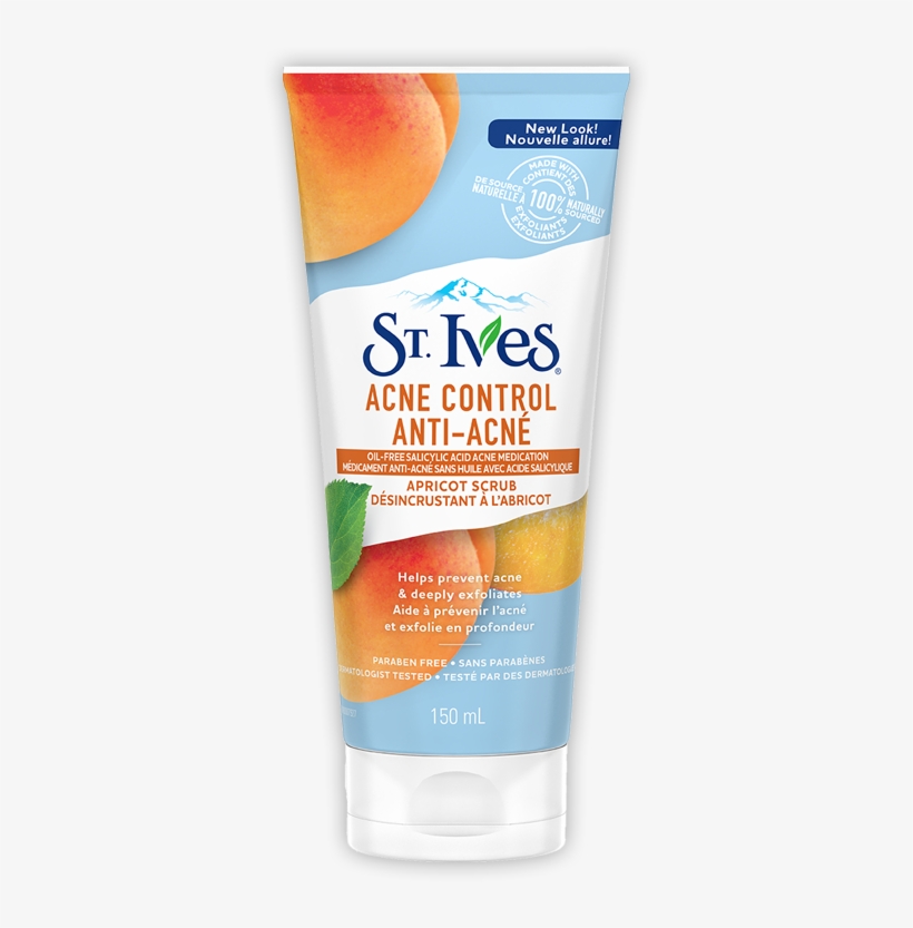 Acne Control Apricot Scrub - St Ives Apricot Scrub Acne Control, transparent png #2283991