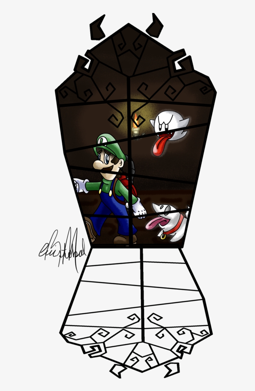 Luigi's Mansion Dark Moon Fan Art By Chris900j On Deviantart - Luigi's Mansion Dark Moon Logo Png, transparent png #2284008