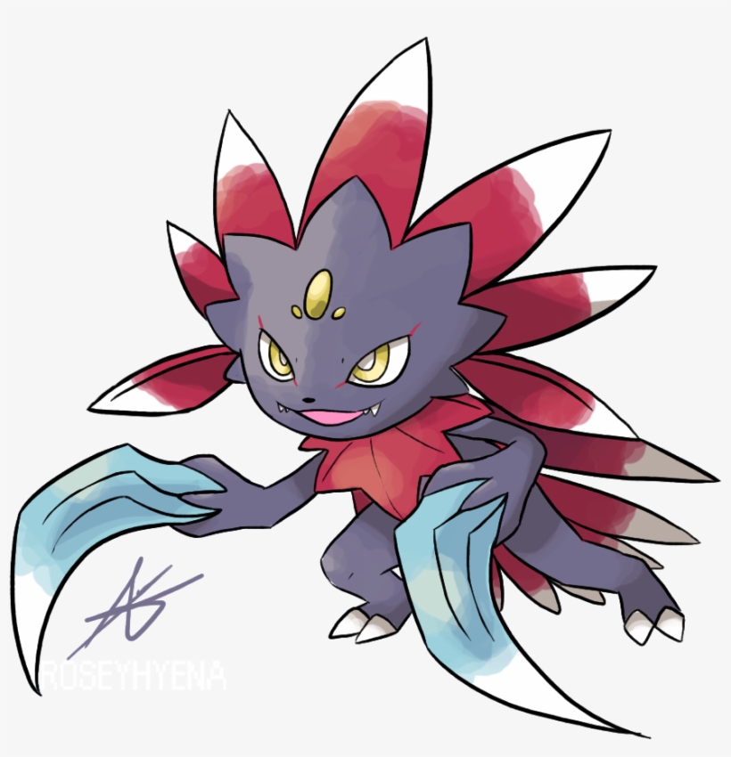 I Decided To Toy Around With The Idea For A Mega Weavile - Design, transparent png #2284013