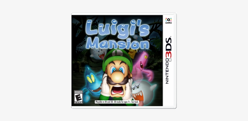 Luigi's Mansion - Luigi's Mansion 3ds Box Art, transparent png #2284077