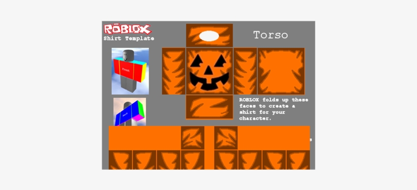 Picture Free Download Pumpkin Shirt For Halloween Buy - Roblox Police Shirt Template, transparent png #2284457