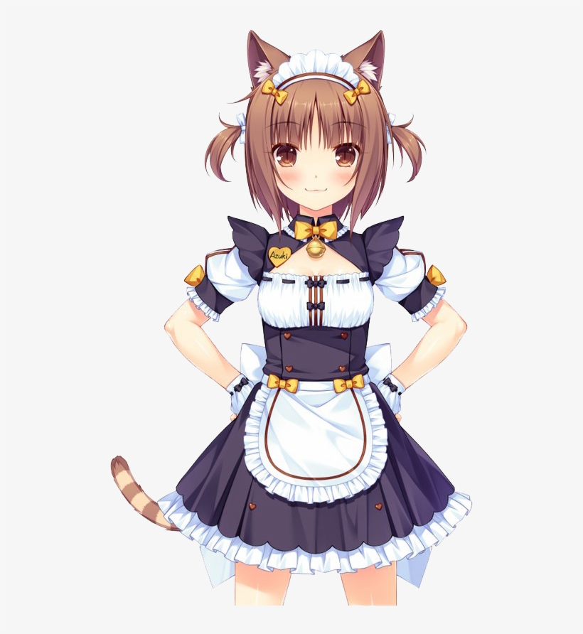 Azuki-maid - Azuki Nekopara, transparent png #2284612