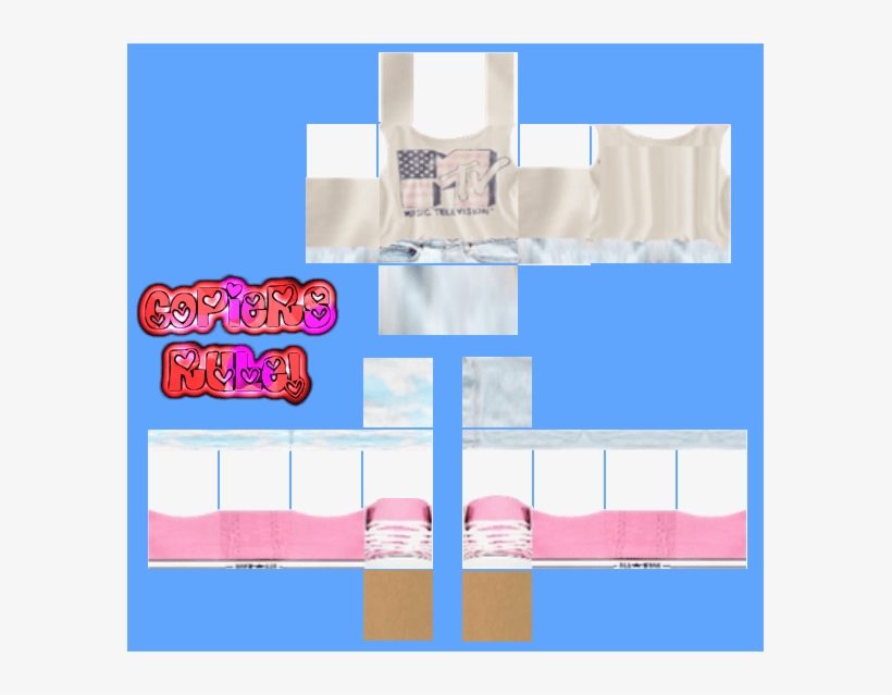 Roblox T Shirt Template Girl Free Transparent Png Download Pngkey