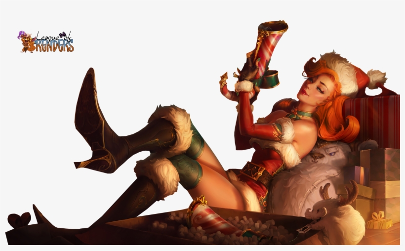 Candy Cane Miss Fortune Render, transparent png #2284782