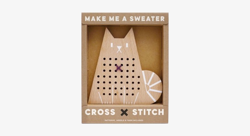 Cross-stitch Animals - Bonjour F'éte - - Make Me A Sweater Cross Stitch, transparent png #2285151