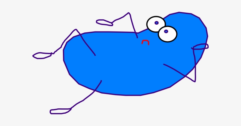Blue Jelly Bean Clip Art - Blue Jelly Bean, transparent png #2285454