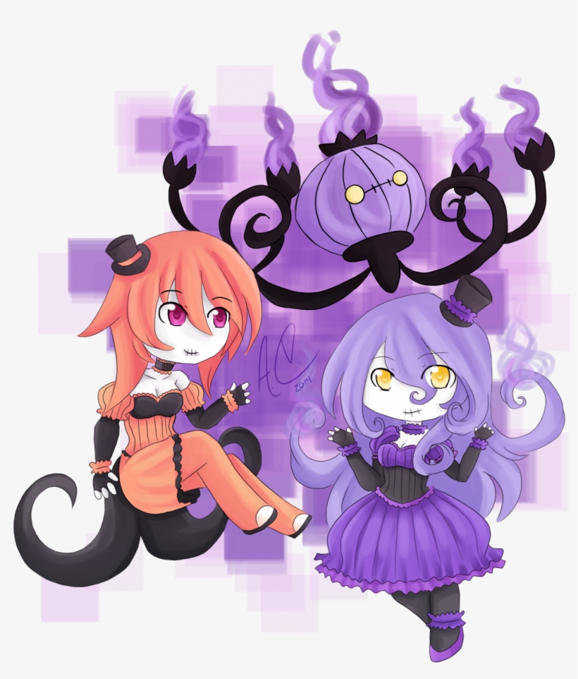 My Two Chandelure Gijinkas - Cartoon, transparent png #2285497