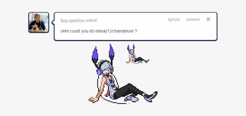 Hey Eponine Chandelure Chandelure Gijinka Elesa Gym Elesa Pokemon Free Transparent Png Download Pngkey