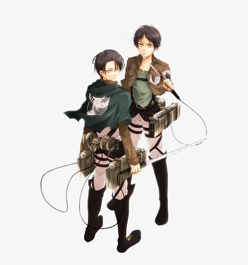 Eren Drawing Uniform Png Royalty Free - Эрвин И Леви, transparent png #2286082
