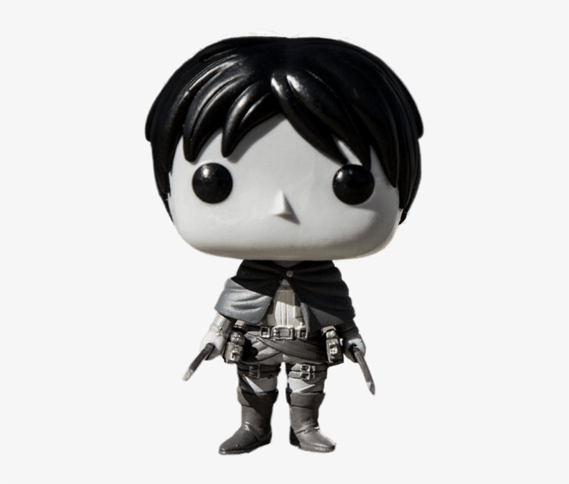 Attack On Titan - Attack On Titan Eren Jaeger Limited Edition Black And, transparent png #2286423