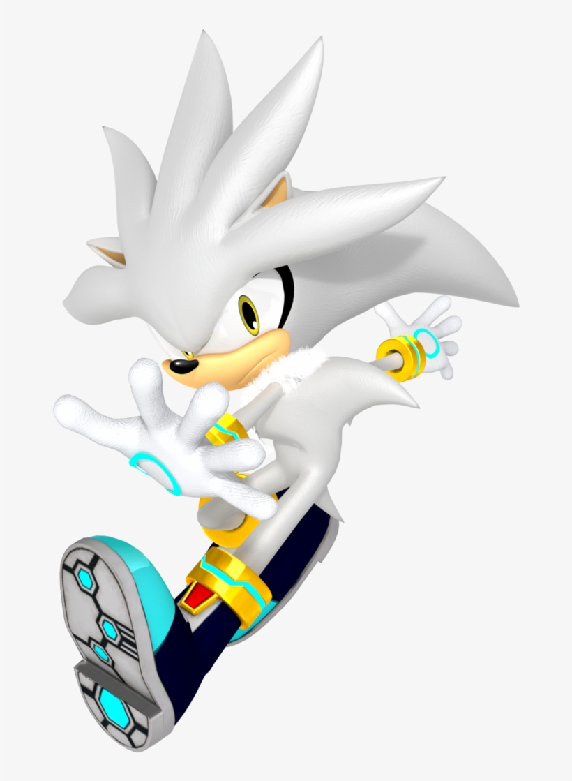 Silver The Hedgehog 2017 Render - Silver The Hedgehog Png, transparent png #2286753