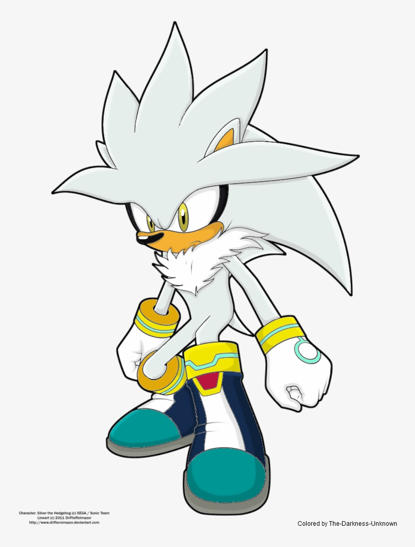 Silver The Hedgehog Colored By Lunarisraven On Deviantart - Silver The Hedgehog Cartoon, transparent png #2286854
