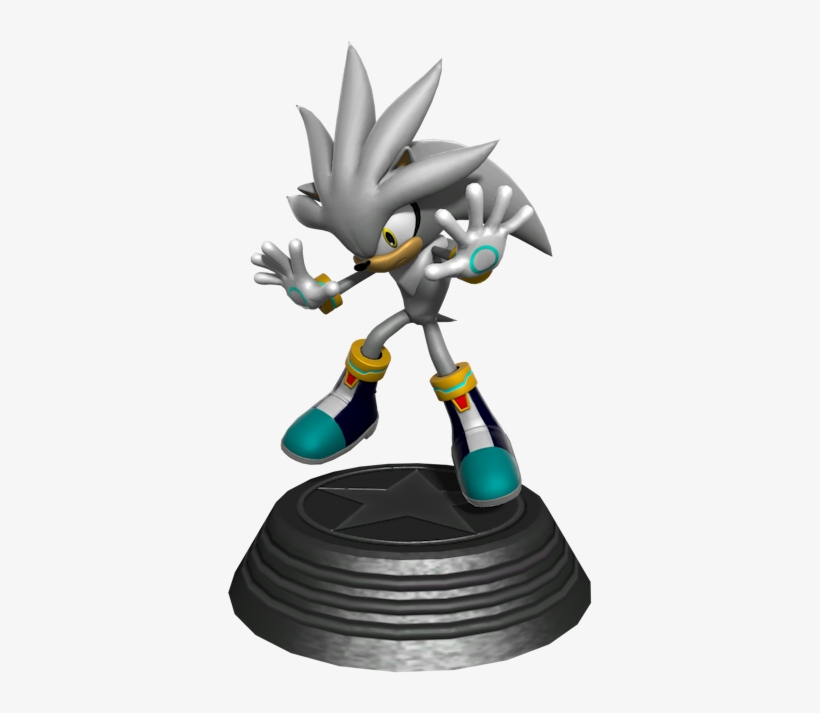 Download Zip Archive - Silver The Hedgehog 3d Printer Model, transparent png #2286924