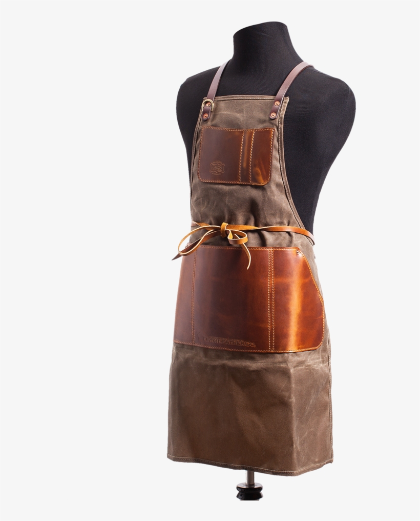 Orox Brown Canvas And Leather Apron - Brown Leather Apron, transparent png #2286926