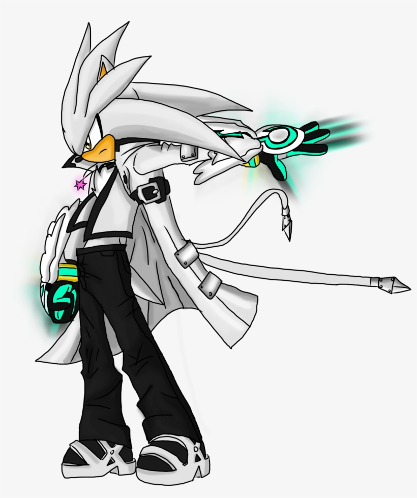 Vector Free Library Silver The Hedgehog Charge By Mkf - Silver The