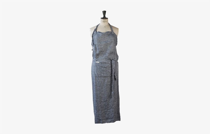 Stonewashed Linen Apron Stonewashed Linen Apron - Apron, transparent png #2287109