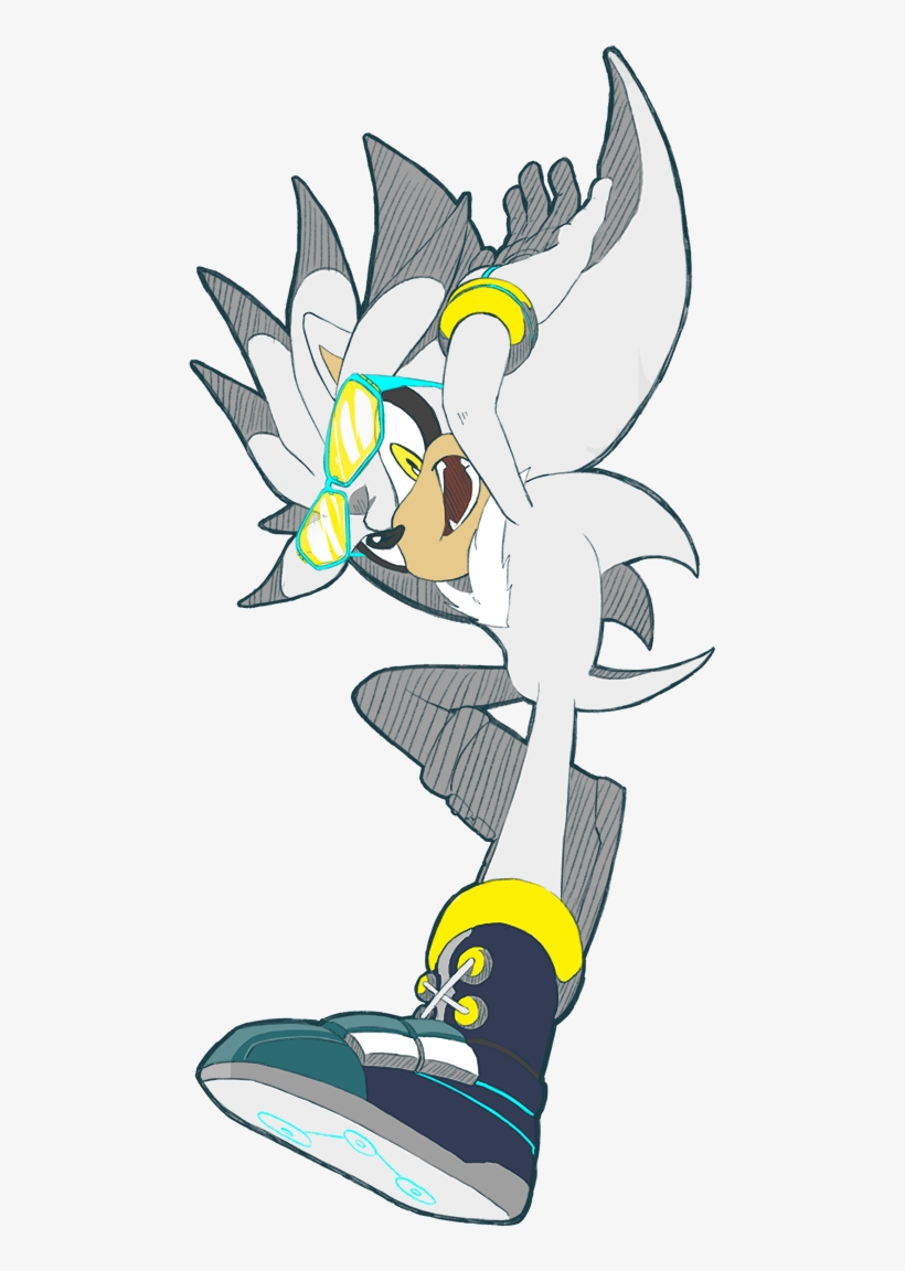 Riders Silver Chellchell Gaming Pinterest Hedgehogs - Silver The Hedgehog Riders, transparent png #2287196