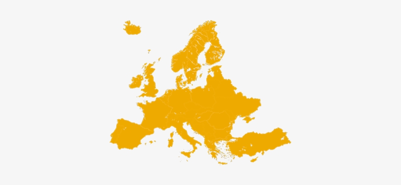 Sap Europe - Detailed Europe Map Vector, transparent png #2287212