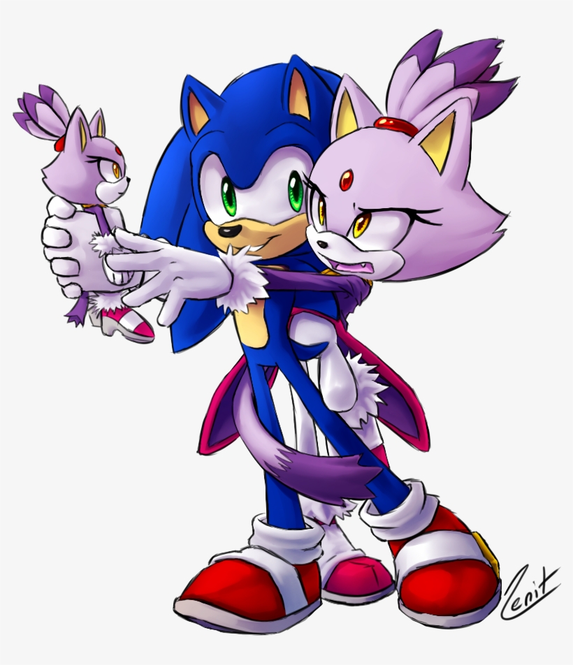 Baby Blaze The Cat And Silver The Hedgehog - Blaze The Cat Sonic The Hedgehog, transparent png #2287279