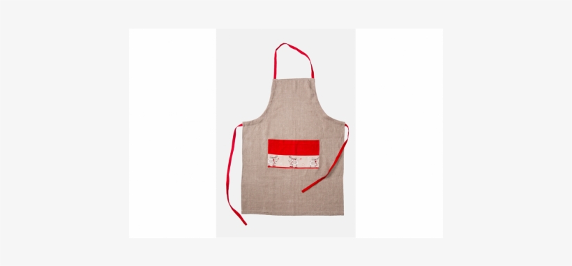 Kitchen Linen Apron „christmas Deer“ - Apron, transparent png #2287499