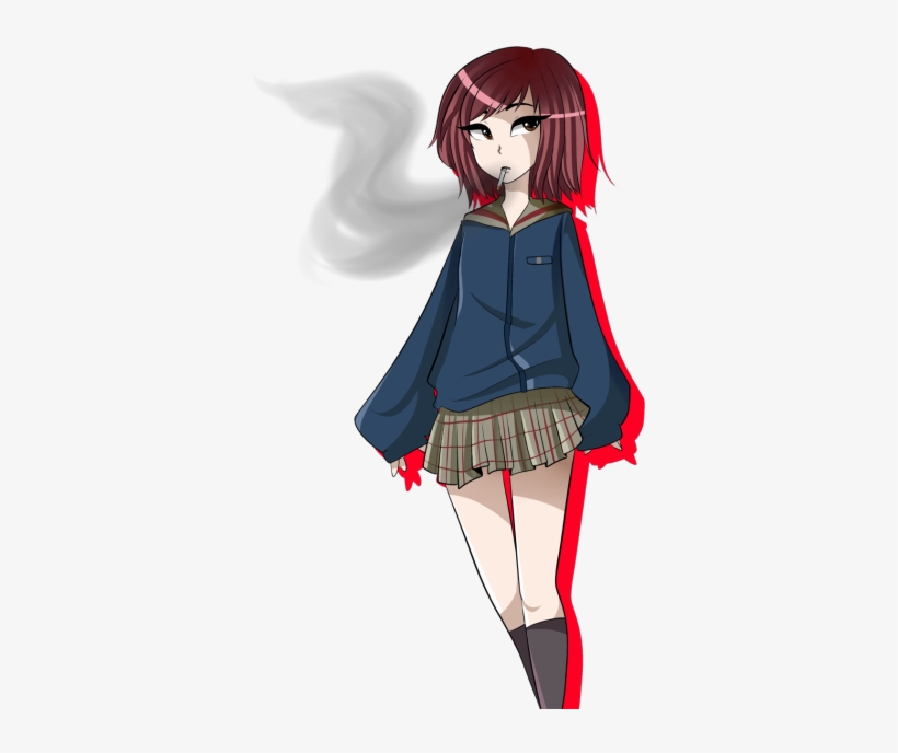 I Drew Mamimi From Flcl, Boyfriend Got Me Into It And - Cartoon, transparent png #2287761