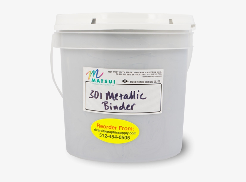 Matsui 301 Metallic Binder Water Base Screen Printing - Matsui, transparent png #2288270