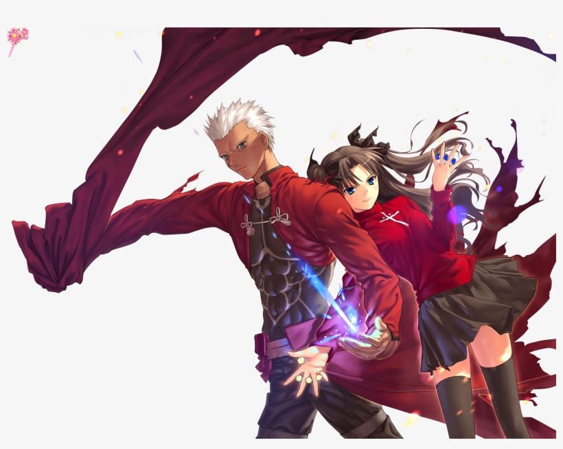 07 Dec 2010 - Fate Stay Night Unlimited Blade Works Tohsaka, transparent png #2288508