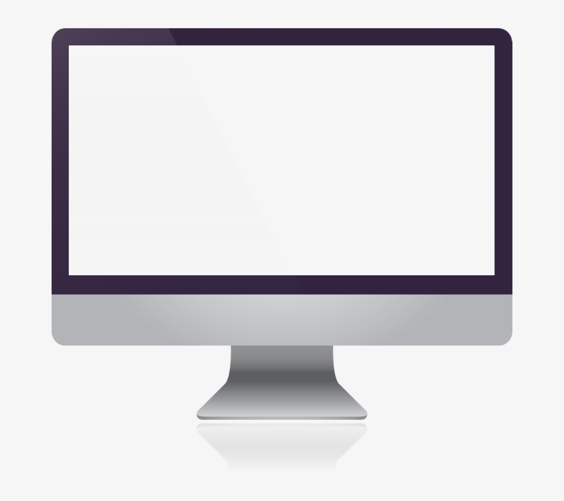 Png Download Desktop Vector Mockup - Computer Monitor, transparent png #2288600