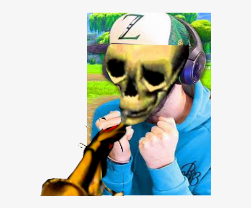 Omg I'm Skull Trooper Doot Doot - Skull, transparent png #2288664