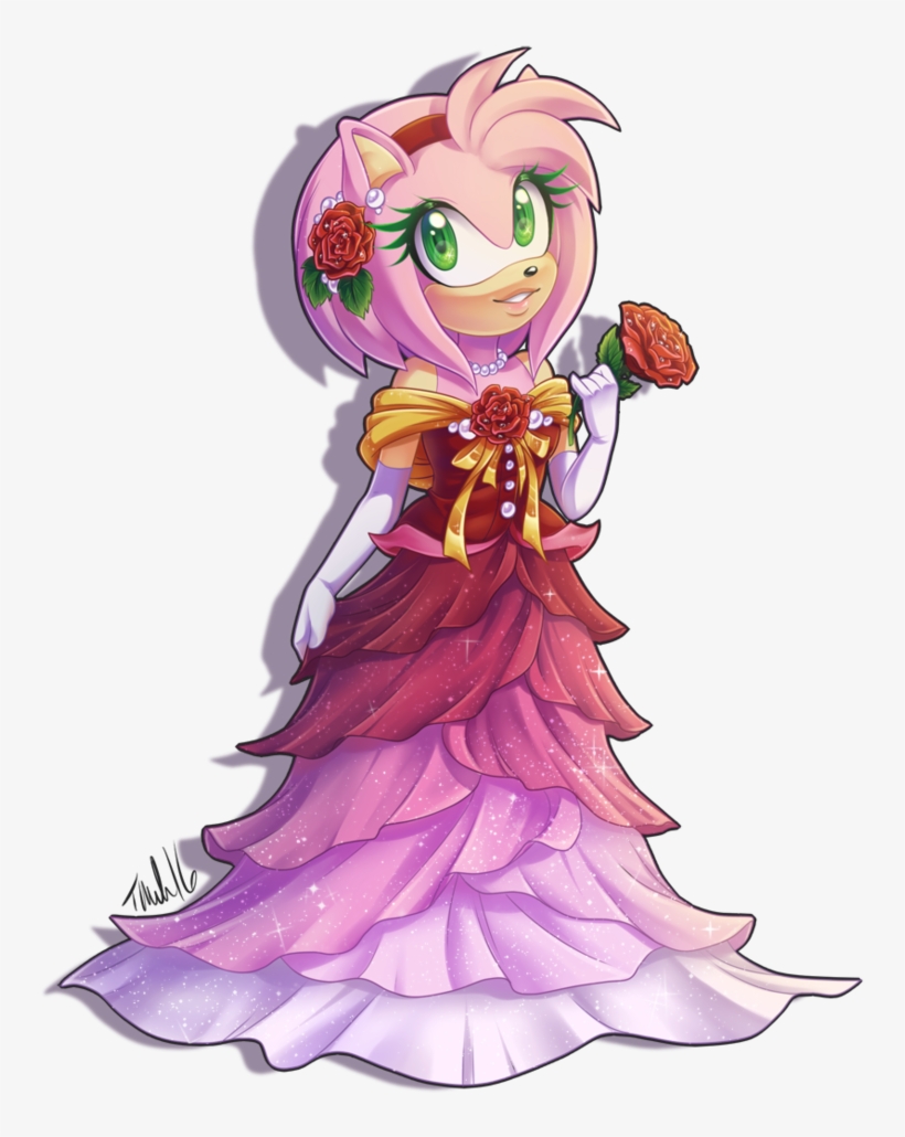 Amy Rose - Amy Rose Fan Art, transparent png #2289062