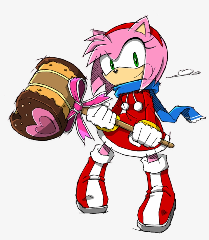 0006 - Amy Rose Sonic Channel, transparent png #2289160